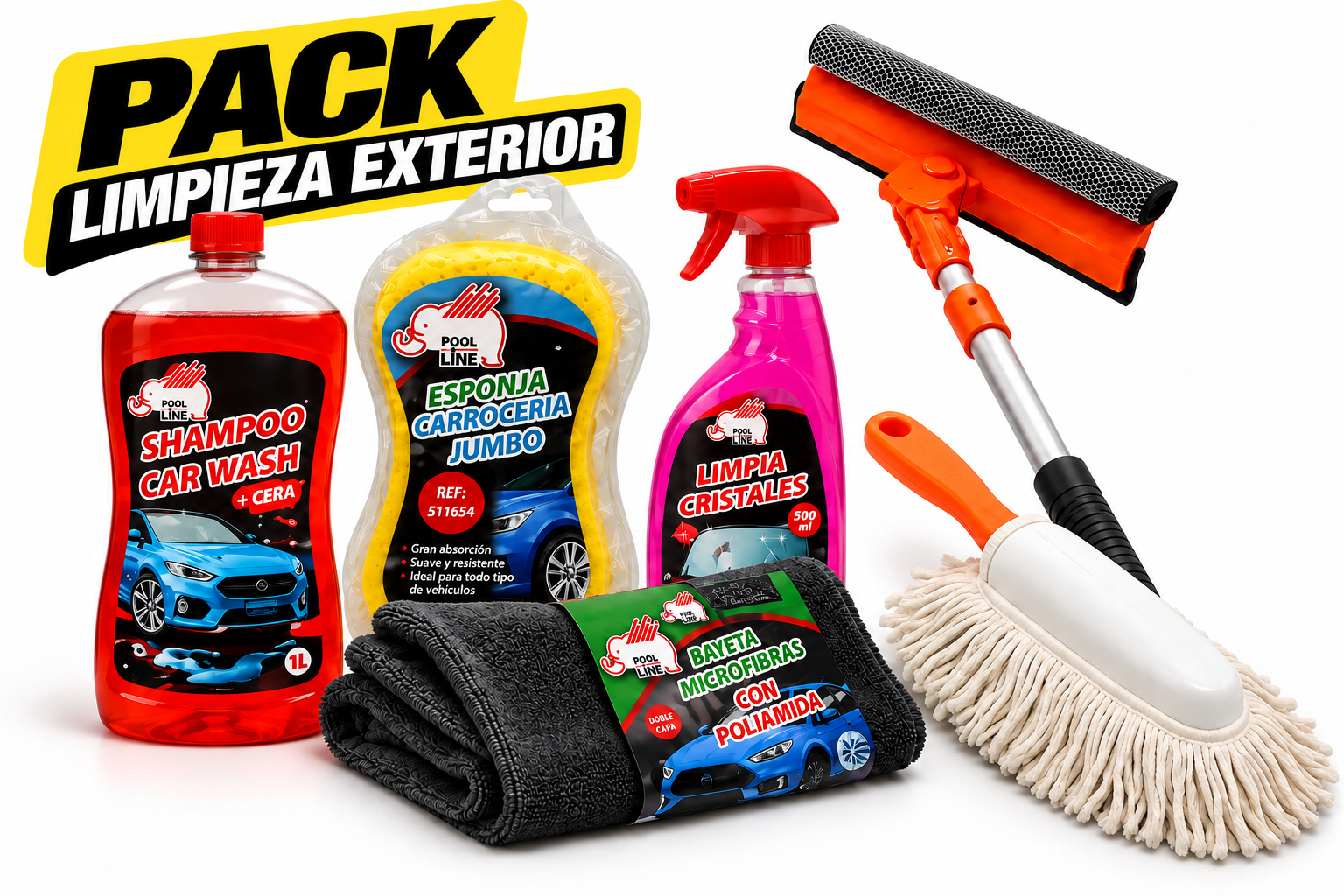 Pack limpieza exterior