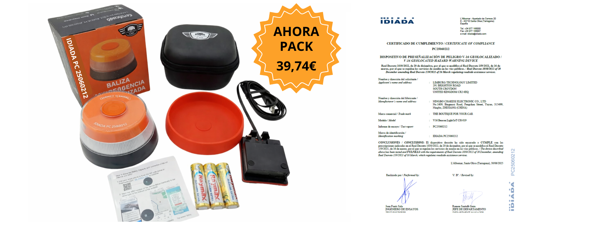 BALIZAS YA DISPONIBLES