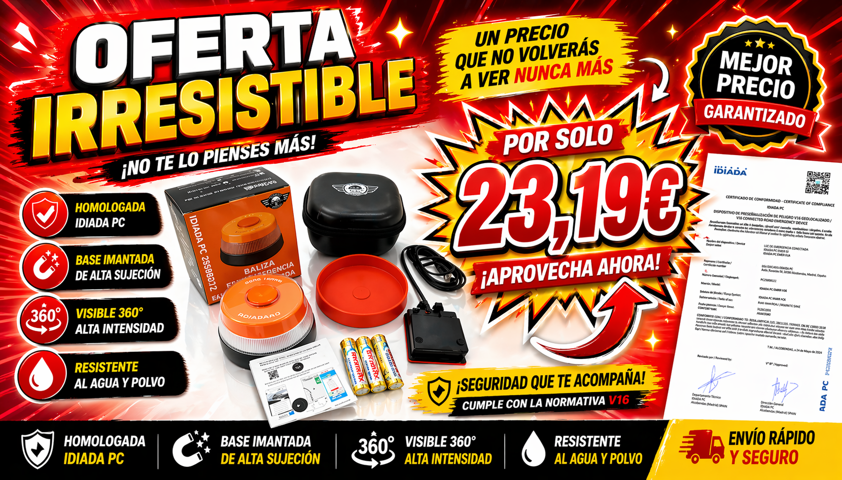 BALIZAS YA DISPONIBLES