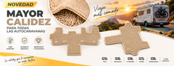 Alfombrillas Diamond Beige en moqueta alto confort