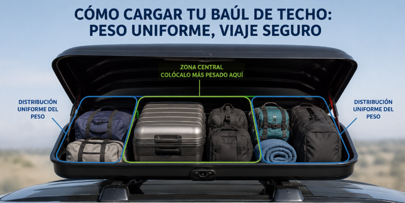 - Distribución correcta del peso