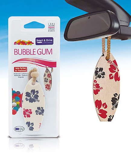 AMBIENTADOR "SURF HANGING" FRAGANCIA AQUA BUBBLE GUM