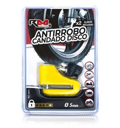 FREIO A DISCO ANTI-ROUBO 5MM RM SEGURANÇA