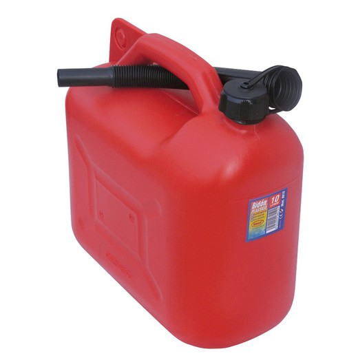 BIDON GASOLINA PLASTICO CAP. 10 lt. CERTIFICADO HOMOLOGACION UN/16/1174/11