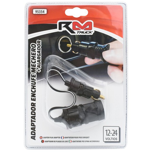 CONECTOR MECHERO DOBLE 12-24V RM TRUCK