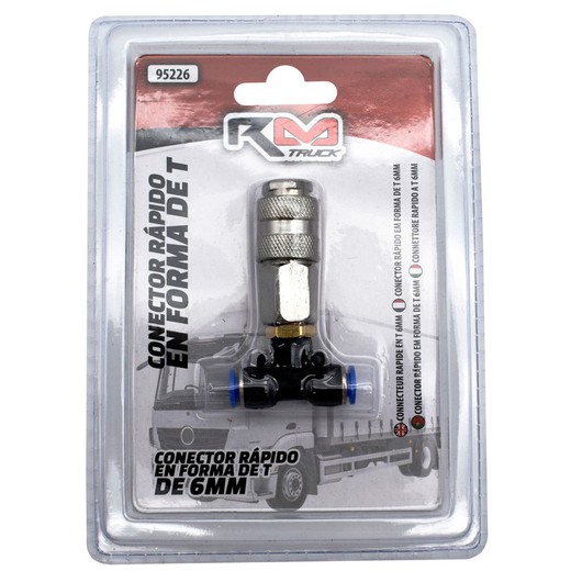 CONECTOR TIPO T RAPIDO 6MM RM TRUCK