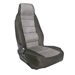 FUNDA ASIENTO ANATOMICA DRIVER POLIPIEL COLOR NEGRO / GRIS