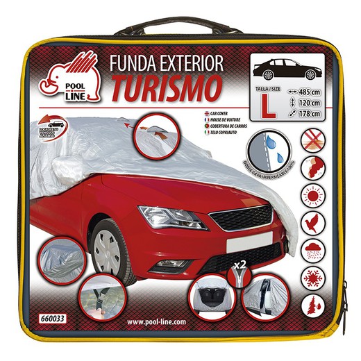 FUNDA EXTERIOR TURISMO RM CONFORT TALLA L MED. 485 X 178 X 120 CM