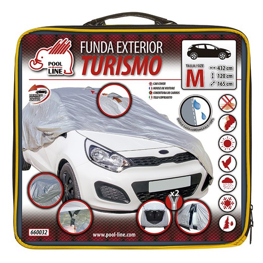 FUNDA EXTERIOR TURISMO RM CONFORT TALLA M MED. 432 X 165 X 120 CM