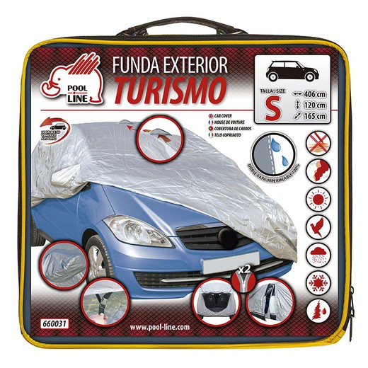 FUNDA EXTERIOR TURISMO RM CONFORT TALLA S MED. 406 X 165 X 120 CM