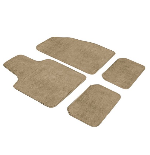 JGO. ALFOMBRAS MOQUETA "PRIVILEGE" BEIGE RIBETE BEIGE