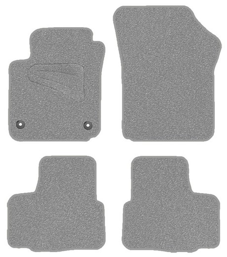 JGO. ALFOMBRAS PRIVILEGE GRIS MOD. SEAT Mii ( 11- )