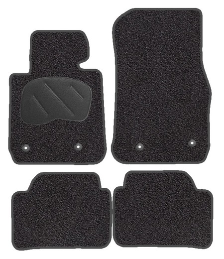 JGO. ALFOMBRAS SELECT NEGRA MOD. BMW SERIE 1 F20 / F21 con fijación velcro