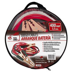 JGO.CABLES ARRANQUE 400AMP. COLOR ROJO / NEGRO ( 10 )