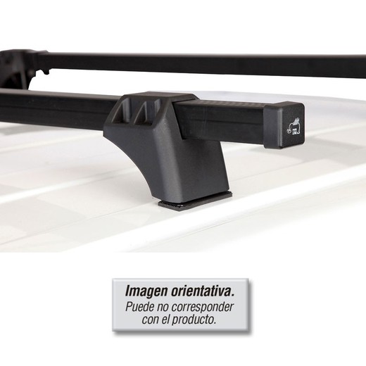 KIT CARGO-TECK RACK 981 CON 6 SOPORTES VIERTEAGUAS DE 11 CM