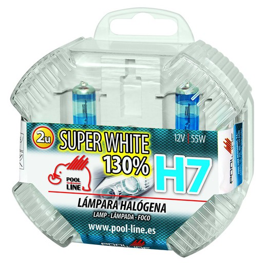 Ref.ant-461.H7SWBOX - CONJUNTO 2 LÂMPADAS H7 12V55W PX26d SUPER BRANCO