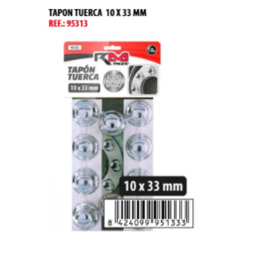 SET 10 FUNDAS TORNILLOS 33MM RM TRUCK