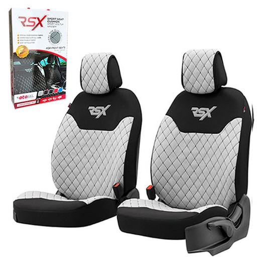 CONJUNTO DE CAPAS FRONTAIS UNIVERSAIS RSX SPORT COR CINZENTA