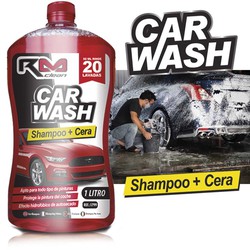 SHAMPOO CAR WASH + CERA. VOLUME 1LT