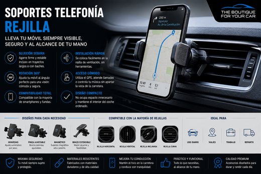 SOPORTES TELEFONIA REJILLA