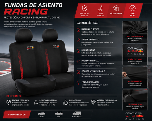 FUNDAS DE ASIENTO / RESPALDOS