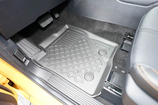 ALFOMBRAS "3D" TPE HABITACULO FORD RANGER II (T6.2 P703) PICK-UP DOUBLE SINGLE 1,5 CAB DEL.