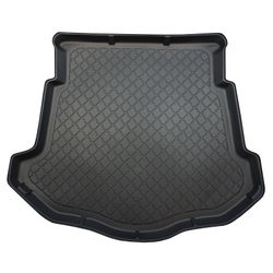 ALFOMBRAS "3D" TPE MALETERO FORD MONDEO IV  CON  MINI NEUMÁTICO DE REPUESTO O KIT DE REPARACIÓN DE N