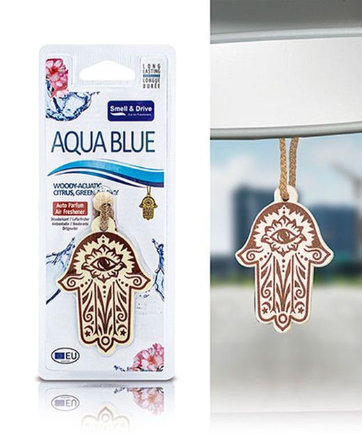 ***AMBIENTADOR "FADMA HAND" FRAGANCIA AQUA BLUE