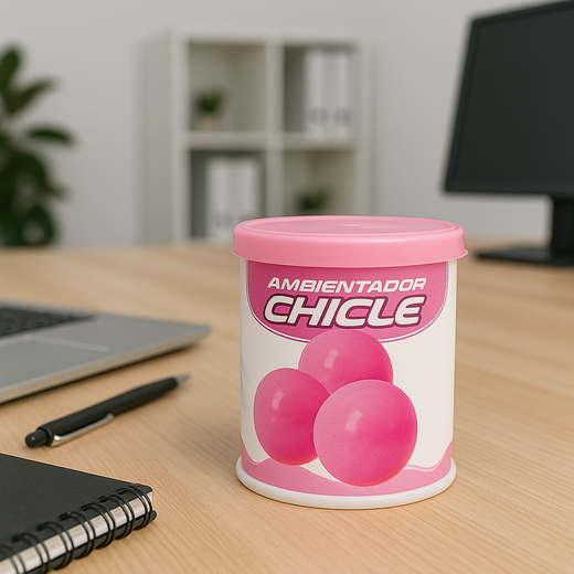 AMBIENTADOR LATA GEL 90GR FRAGANCIA CHICLE ( 8 )