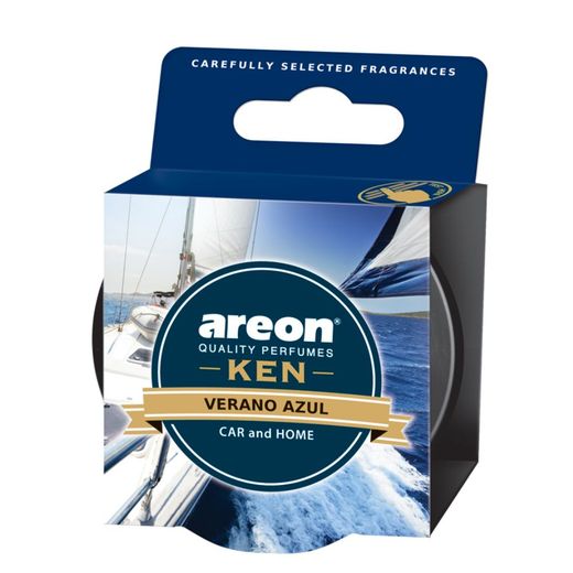 AMBIENTADOR LATA ORGANICA AREON KEN 42GR FRAGANCIA VERANO AZUL
