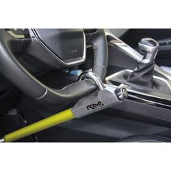 BARRA ANTIRROBO VOLANTE - PEDAL RM SECURITY RIGIDA Y EXTENSIBLE ( 4 )