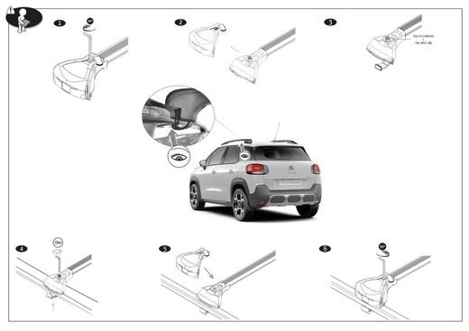 BARRAS EVO-TOUR IRON ESPECIFICA CITROËN C3 AIRCROSS