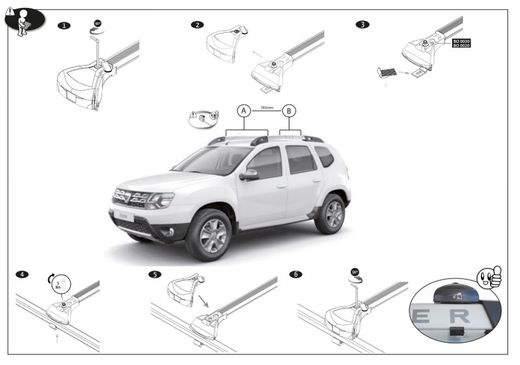 BARRAS EVO-TOUR IRON ESPECIFICA DACIA DUSTER