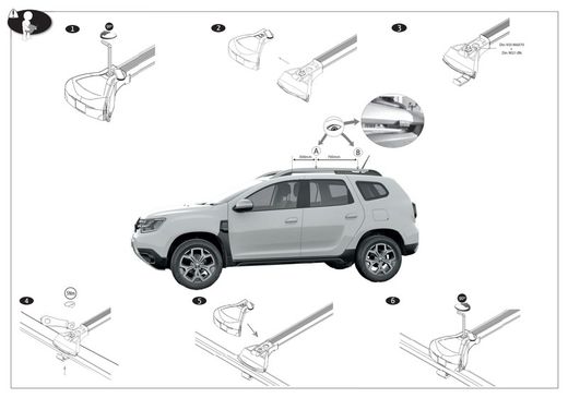 BARRAS EVO-TOUR IRON ESPECIFICA DACIA DUSTER II (2018->)