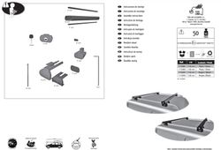 BARRAS EVO-TOUR ALUMINIO BLANCO MED. 110 CM ( 1 )