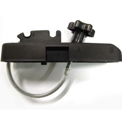 BAUL SPARK 420 MED. 193 X 55 X 49 cm. NEGRO, APERTURA BILATERAL
