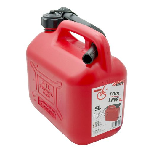 BIDON GASOLINA PLASTICO CAP. 5 lt. CERTIFICADO HOMOLOGACION UN/16/1174/11