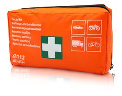 KIT DE PRIMEIROS SOCORROS DE EMERGÊNCIA DIN 13164 REGULAMENTAÇÃO BAG CONTAINER