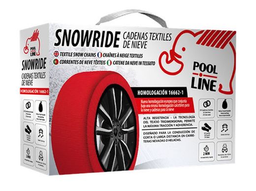 LINHA DE PISCINA TÊXTIL CORRENTE DE NEVE TAMANHO XL APROVAÇÃO ONORM