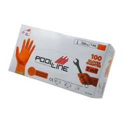 CAJA 100 UNIDADES GUANTES DE NITRILO TALLA "L" 700 micras