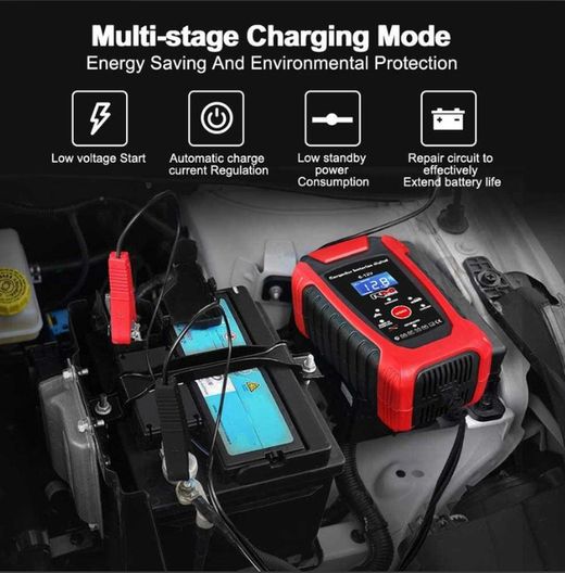 CARGADOR BATERIAS COCHE / MOTO 6V/12V POOL DELUXE