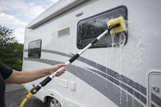 ESCOVA TELESCÓPICA DE ALUMÍNIO MIN. 135 MÁX. 250