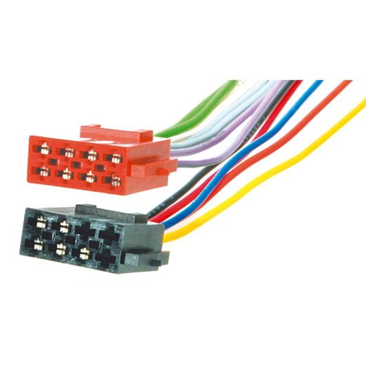 CONECTOR UNIVERSAL ISO PLASTICO HEMBRA TERMINAL MACHO (en Bolsa de 10 unids)