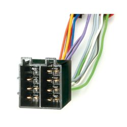 CONECTOR UNIVERSAL ISO PLASTICO MACHO TERMINALES HEMBRA 2 PIEZAS