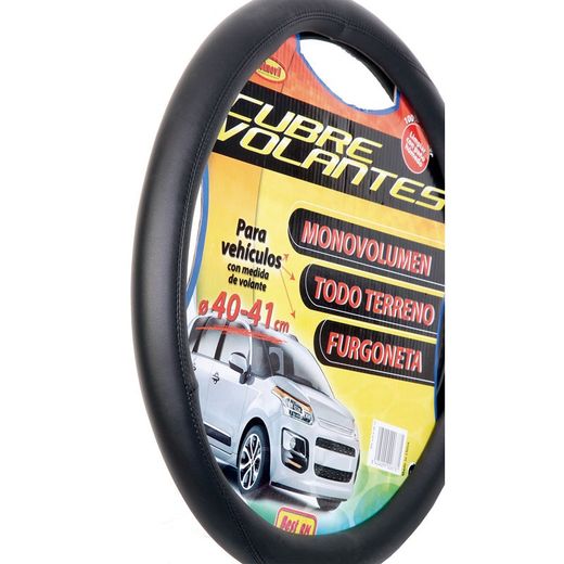 CUBREVOLANTE POLIPIEL ESPECIAL MONOVOLUMEN / 4X4 MED. 40-41 COLOR NEGRO(cambio 608101)