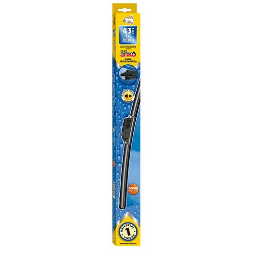 ESCOBILLA LIMPIAPARABRISAS FLEXIBLE MED. 43CM ANKO