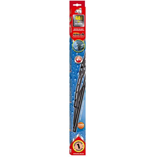 ESCOBILLA LIMPIAPARABRISAS METALICA MED. 48CM ANKO
