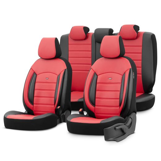 FUNDA COMPLETA UNIVERSAL MODELO INSPIRE NEGRO/ROJO