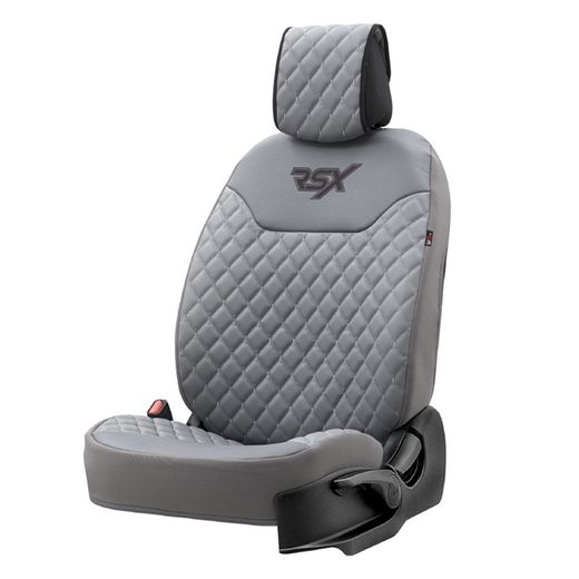*FUNDA DELANTERA POLIPIEL UNIVERSAL RSX DIAMOND COLOR GRIS