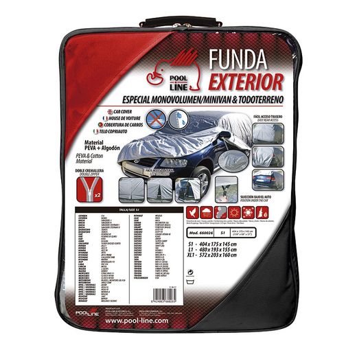 FUNDA EXTERIOR MONOVOLUMEN/SUV LUXURY TALLA 4XL